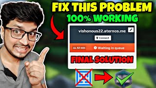 How To Fix Aternos Waiting in Queue Problem  Best Free 247 Minecraft Server Hosting [upl. by Pincince]