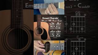 Strum along Simple and great sounding chord progression with a relaxing vibe [upl. by Gelman107]