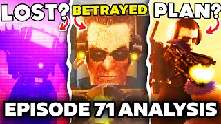 G MAN BETRAYED SCIENTIST TOILET  SKIBIDI TOILET 71 ALL Easter Egg Analysis Theory [upl. by Blodget]