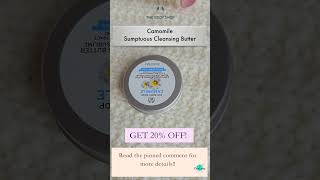 The Body Shop Camomile sumptuous makeup cleansing butter shorts thebodyshop [upl. by Aidnahs]