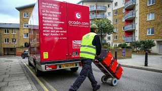 Ocado Robotic Grocery Picking [upl. by Yennej]