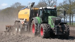 ZUNHAMMER bemester 185 m3 Fendt 824 vario Bouwman [upl. by Eniladam]