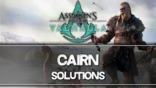 Assassins Creed Valhalla  Cairn Solutions [upl. by Znarf168]