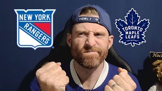 Shesterkin says quotNot todayquot Leafs 1 vs NYR 4  Game 5 Leafs Reaction 2425 [upl. by Felicity407]