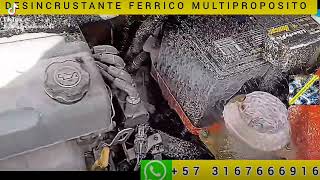 desincrustante ferrico para limpieza automotriz WhatsApp 57 316 766 69 16 [upl. by Rodina342]