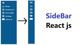 SideBar Menu in React JS  Sidebar Navigation Menu Tutorial ReactJS  Side Menu in React JS [upl. by Jaye534]