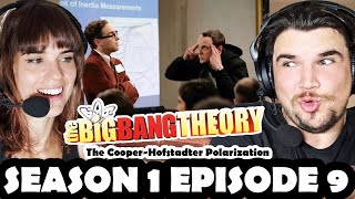 FIRST TIME WATCHING Big Bang Theory Season 1 Episode 9 The CooperHofstadter Polarization [upl. by Anayek841]