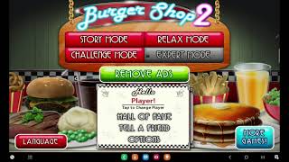 Burger Shop 2 Official Gameplay VideoRelax amp Challenge Mode [upl. by Arrahs]