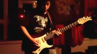 Felix Bing Bacareza  Scarified Paul Gilbert Coverwmv [upl. by Ramses]