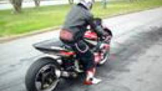 2002 GSXR 1000 VS Kawasaki ZX10 with Nitrous [upl. by Enaht621]