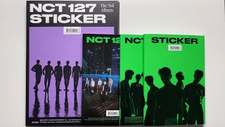 ♡Unboxing NCT 127 엔시티 127 3rd Studio Album Sticker 스티커 Sticky Seoul City amp Sticker Ver♡ [upl. by Maer756]