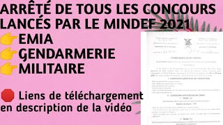 CAMEROUN Le MINDEF OUVRE SES PORTES LEMIA LA GENDARMERIE LE MILITAIRE LANCÉS 2021  les arrêtés [upl. by Holmann]