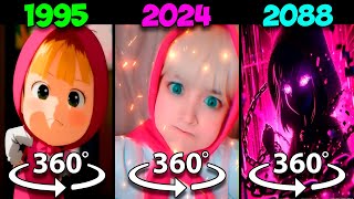 360° VR Masha Ultrafunk Song 1995 vs 2024 vs 2088 [upl. by Raynor339]