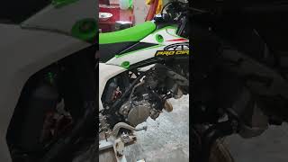 kawasaki Kx 100 kita jadikan motor langsir [upl. by Ettenahc]