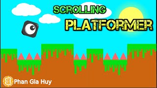 Hướng dẫn lập trình scratchLàm game scrolling platformer siêu đơn giản trên scratch [upl. by Ushijima]