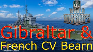 World of Warships British Supercruiser Gibraltar amp French CV Bearn Are Coming Soon [upl. by Hayouqes]