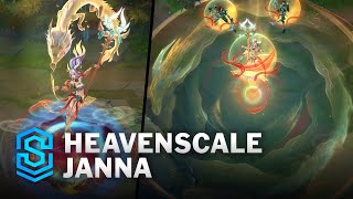 Heavenscale Janna Skin Spotlight  PreRelease  PBE Preview  League of Legends [upl. by Steele]