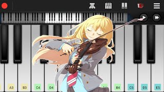 Your lie in April Hikaru Nara  Piano perfect  how to play on piano [upl. by Aaren]