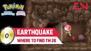 Where to Find quotEARTHQUAKEquot TM Location in Wayward Cave Pokemon Brilliant Diamond and Shining Pearl [upl. by Frulla997]