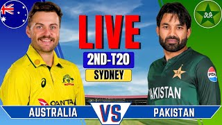 PAKISTAN vs AUSTRALIA  2nd T20 Match  Live Cricket Match  AUS vs PAK Live T20 Match  PAK vs AUS [upl. by Issor]