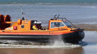 Hunstanton hovercraft H007 in action [upl. by Artemis]