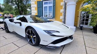 SPORTWAGENTREFFEN VELDEN 2023 ONLY FERRARI COMPILATION [upl. by Lahcsap]