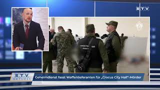 Russischer Geheimdienst verhaftet Waffenlieferanten der „Crocus City Hall“Mörder [upl. by Namron824]