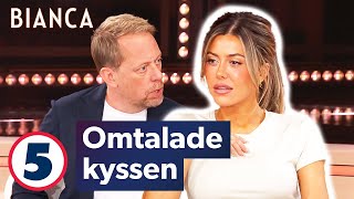 Peter Settman om den omtalade kyssen med Charlotte Kalla  BIANCA  Kanal 5 Sverige [upl. by Morgen]