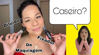 Diluidor e fixador de maquiagem caseiro maquiagemcaseira [upl. by Ykcin]