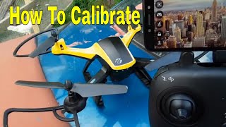 How To Calibrate The Sky Tracker GPS Video Drone [upl. by Tteve]