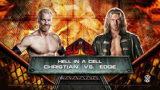 WWE CHRISTIAN VS EDGE HELL IN A CELL MATCH [upl. by Ellebasi]