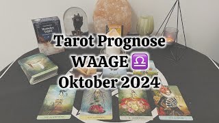 Tarotskop  WAAGE  Oktober 2024  tarotberlin tarot tarotskop waage [upl. by Nylannej]