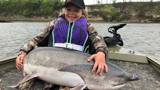 6 Year Old Catches Monster Fish Bigger Than Him [upl. by Johnstone]