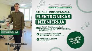 Studē ELEKTRONIKAS INŽENIERIJU Ventspils Augstskolā [upl. by Anirual]