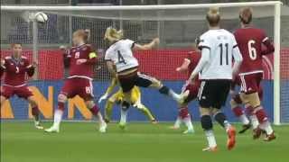 Frauenfussball EM 2017 Qualifikation Deutschland Russland 2 Halbzeit [upl. by Jay]