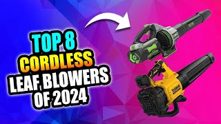 Top 8 Cordless Leaf Blowers of 2024 । Best Cordless Leaf Blowers of 2024 । Pick My Trends [upl. by Nonnairb]