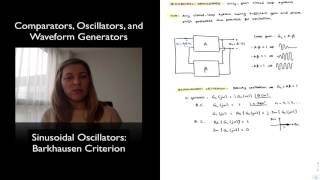 Sinusoidal Oscillators Barkhausen Criterion [upl. by Wack]