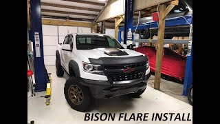 INSTALLING BISON FLARES ON MY ZR2  WITHOUT DRILLING [upl. by Ermine870]