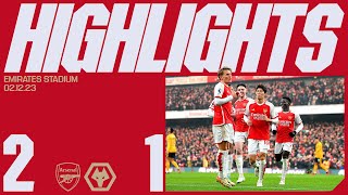 HIGHLIGHTS  Arsenal vs Wolverhampton Wanderers 21  Saka and Odegaard give us all three points [upl. by Ailsun866]