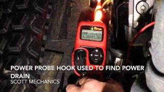 Q7 battery drain found with power probe hook amp etc2000 by Scott mechanics [upl. by Noelyn]