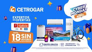 Extendemos el CyberMonday en Cetrogar y seguimos con las mejores ofertas con tu Banco Galicia [upl. by Llenor997]