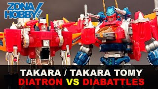 Diaclone DA01 Diabattles VS Diatron [upl. by Rutter]