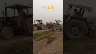 Massey 375 tractor phas gaya 😂😆😅 Massey 240 tractor nakal raha ha 375 ko  Massey 240 power shorts [upl. by Apoor]