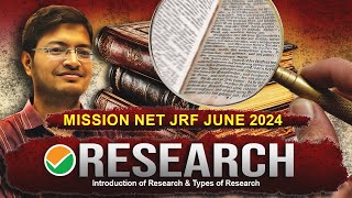 UGC NET Education Paper 2  Research Methodology  Types of Research  BSSEI [upl. by Lehar]