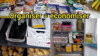 Rangement frigo comment tenir un mois avec les courses petit budget et éviter le gaspillage aliment [upl. by Ennayelsel]