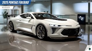 New 2025 Pontiac Firebird Revealed  Contemporary high performance vehicle [upl. by Ycul]