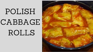 Cabbage rolls Polish Gołąbki Easy Step by Step Recipe For Making Your Own at home [upl. by Yaral60]