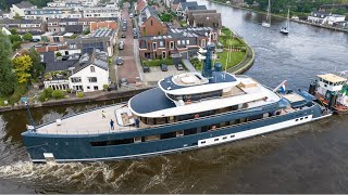 The 599m 1965ft Feadship B ex Project 713 [upl. by Hewe]