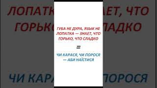 Як сказати українською quotГуба не дураquot українськамова прислів [upl. by Zillah]