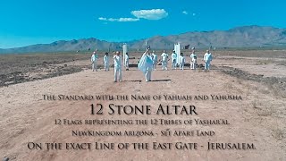 Silver Trumpets and Shofar Blowing At The 12 Stone Altar  NewKingdom AZ [upl. by Akenor]